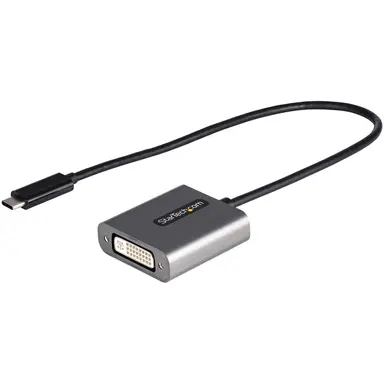 StarTech.com USB-C to DVI-D Adapter/Converter Single-Link (DVI-I Connector Digital Only) - 4K