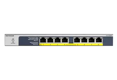 NETGEAR Switch - GS108PP - Wired - 1GBPS - Networking / Ports Qty: 8 - Gigabit Ethernet, image 7