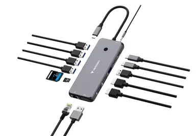 Verbatim Americas USB-C Pro Multiport Hub CMH 14 14-Ports