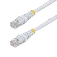 StarTech.com 1 ft White Molded Cat5e UTP Patch Cable, image 3
