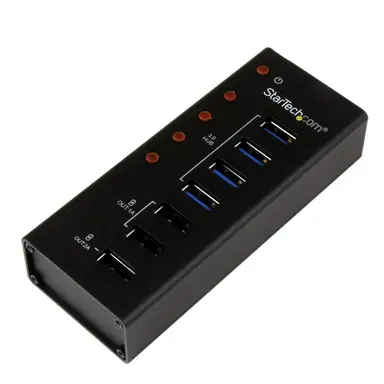 StarTech.com Add 4 USB 3.0 Hub Ports, Plus 3 Dedicated USB Charging Ports (7 Total) Through, image 4