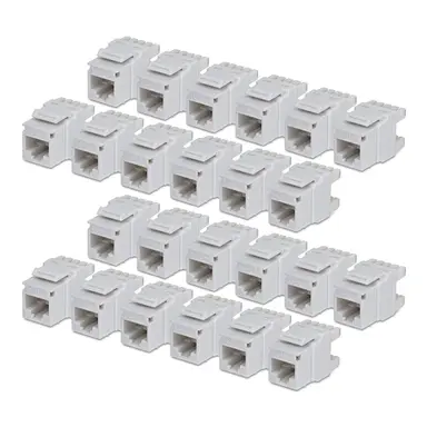 StarTech.com 24-Pack of CAT6/CAT5E RJ45 UTP Keystone Jacks Is Ideal for Patch Panels and Wall, image 2