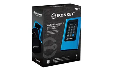 Kingston 960GB Ironkey Vault Privacy 80 XTS-AES 256-Bit Encrypted External SSD, image 6