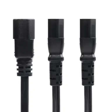 StarTech.com 6 ft (1.8 m) Power Cord Splitter, IEC 60320 C14 to 2X IEC 60320 C13 10A 250V, 18AW, image 6