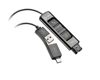 HP Poly DA85 USB to QD Black Adapter TAA, image 3