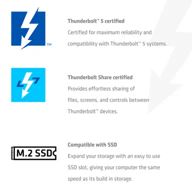 Club 3D B.V The CLUB3D IS A Certified Thunderbolt 5 13-IN-1 Docking STATION. IT Fea, image 4