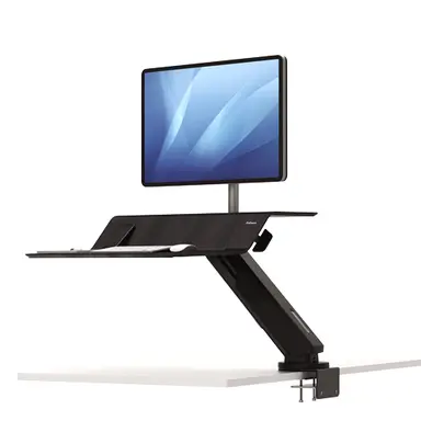Fellowes Lotus RT Sit-Stand Workstation Black