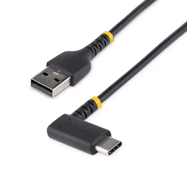 StarTech.com 1 ft (30CM) USB-a to USB-C Fast Charging Cable, Rugged, Right-Angled, Charge & SY, image 4