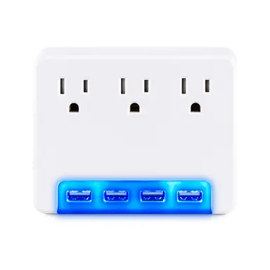 CyberPower Systems (USA) 4 USB 3.4A Ports Multi Color Glow 1-Year Warranty, image 4