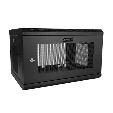Wall-Mount Server Rack for Rackmount Equipment - Small Data Rack Features a Desi