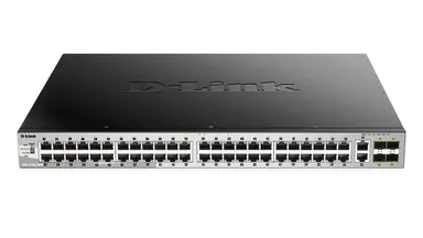 D-Link Systems D-Link DGS-3130 Managed 54 Port Layer 3 Gigabit POE+ Switch 370W 48 X 1 GB POE, image 6