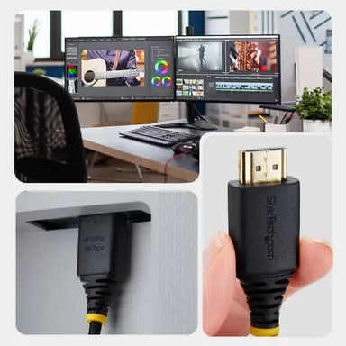 STARTECH.COM Ultra-Flexible HDMI 2.0 Cable for Easy Routing IN Dense SETUPS; Gripping HDMI CO, image 3