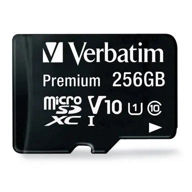 Verbatim Americas 256GB Class 10 Memory Card W/Adapter, image 4