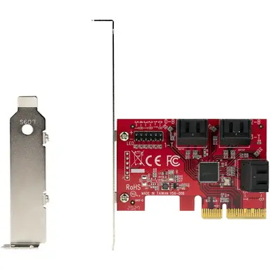 StarTech.com SATA PCIe Card - 6-Port PCIe SATA Expansion Card - 6GBPS - Low/Full Profile - ST, image 6