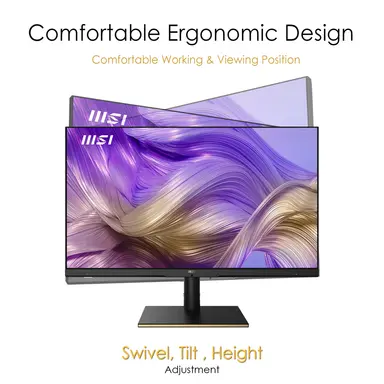 MSI Computer Mon 32IN Ips Panel Space Blk W/ Gld Trim, image 8