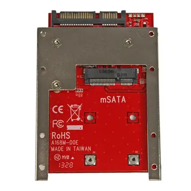 StarTech.com Convert an Msata SSD into a 7MM High 2.5 in SATA 6GBPS Open Bracket SSD - Msata, image 7