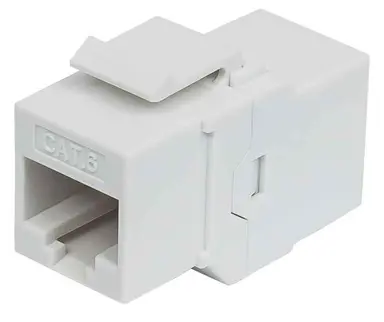 CAT6 In-Line White Keystone Jack