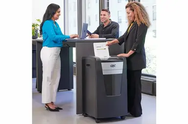 Acco Brands USA Gbc Momentum Paper Shredder X22-23 Mirco-Cut Anti-Jam 22 Sheets 23 Gallon B, image 6