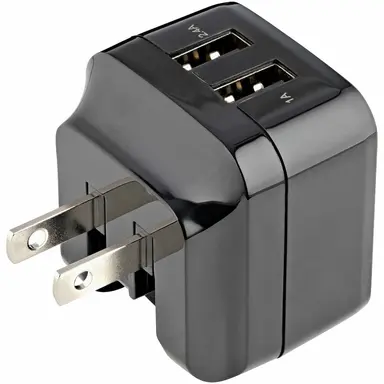 StarTech.com 2-Port USB Wall Charger (2.4A / 1A Port)
