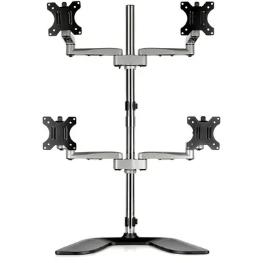 StarTech.com VESA 75X75/100X100MM Desktop Quad Monitor Stand (2X2) Supports 4 Displays up, image 4