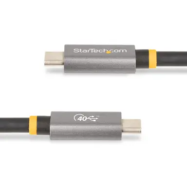 StarTech.com 3.3 ft (1M) USB4 Cable 40GBPS, 100W (5A) Power Delivery, 8K 120HZ / 4K 240HZ DP, image 8
