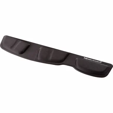 Fellowes Keyboard Palm Support W/Microban - Black