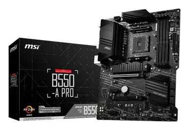MSI Computer B550-A Pro, AMD B550, Black/Matt, ATX, AM4, Supports 3RD Gen AMD Ryzen/ 3ND Gen AMD, image 2