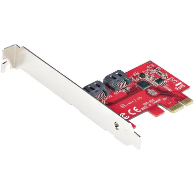 StarTech.com SATA PCIe Card, 2-Ports, 6GBPS, Non-RAID