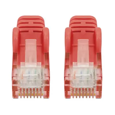 Intellinet Cat6 U/UTP Slim Network Patch Cable, 0.5 FT., Red, image 7