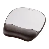 Fellowes Memory Foam Mouse Pad/Wrist Rest - Silve, image 3