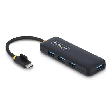 StarTech.com 4-Port USB-C Hub, 5GBPS, USB-C to 4X USB-a, Bus Powered, Small Travel Mini Hub, image 4