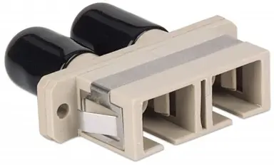 Intellinet Hybrid SC-ST Multimode Duplex Adapter, image 7