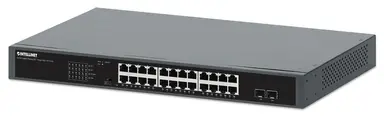 24-PORT Gigabit Ethernet POE+ Switch with 2 Sfp Ports