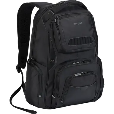 Targus Legend IQ Backpack Black 16 Inch, One Zippered Side Pocket and One Expandable BO