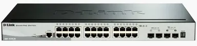 D-Link Systems Switch - - 1U - Wired - Networking / Ports Qty: 28 - 10 Gigabit Eth