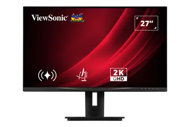 ViewSonic 27 in 1440P Ergonomic IPS Monitor with HDMI, DP, VGA, Intelligent Sensing Feature
