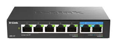 D-Link Systems 7-PORT Multi-Gigabit Unmanaged Switch (5) 1GB And (2) 2.5GB Ports, image 4