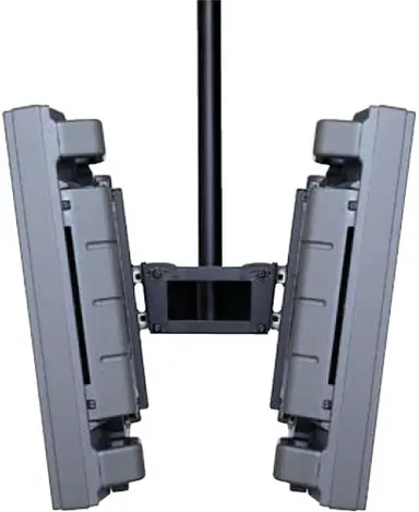 Peerless Industries Smartmount Back-To-Back Ceiling Mount Tilt Box for 2 Displays up to 90IN - Weigh, image 4