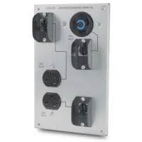 APC BY Schneider Electric APC Smart-Ups RT 208V 8/10KVA Backplate Kit W/ (2) 6-20R And (1) L6-30R, image 3