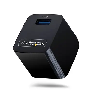 StarTech.com Compact Lightweight 12W USB-a Wall Charger with Foldable Prongs and Portable Des, image 2