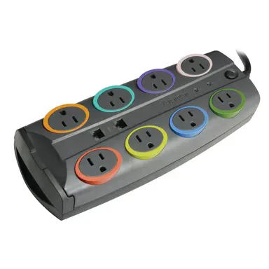 Kensington Computer Smartsockets Standard Adapter 8 Outlet 8, image 6
