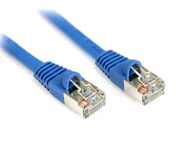 STARTECH.COM 100FT Cat 5E Blue RJ45 Snagless Shielded Network Patch Cable - 100 FT Category