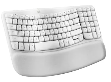 Logitech Wave Keys Wireless Ergonomic Keyboard - Offwhite - Mac - US, image 7