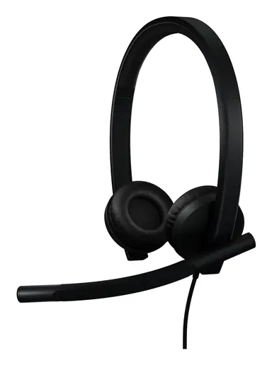Logitech H570E Wired Stereo, Teams (USB-a) - Black
