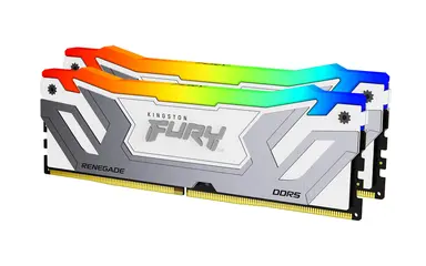 Kingston 48GB 8400MT/S DDR5 CL40 Cudimm (Kit of 2) Fury Renegade RGB White XMP