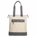 Targus 15 Newport North-South Tote (TAN) - Zipped Main Compartment with Protective Crad, image 5