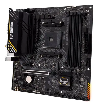 ASUS Tuf Gaming A520M-PLUS (Wi-Fi) AMD AM4 (3RD Gen Ryzen ) Microatx Gaming Mothe, image 5