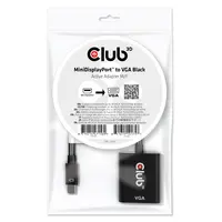 Club 3D B.V Mini Display Port 1.1A Male to VGA Female Active Adapter Black, image 3