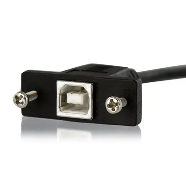 StarTech.com Panel-Mount a USB-B Port, for Easy Access - USB B Female to Male - Panel Mount U, image 6