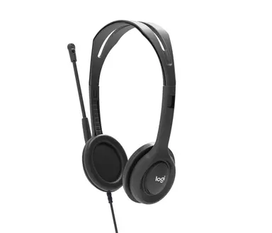 Logitech H111 Wired 3.5 MM Headset with Microphone for Educational Use - Black, image 7
